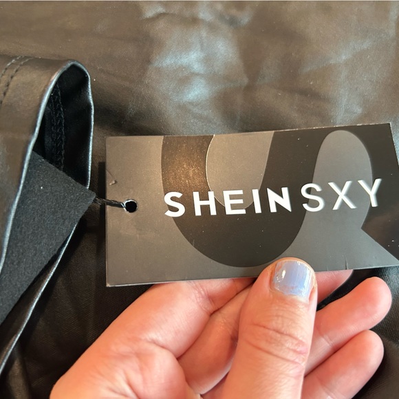 Bodycon Leather Dress 🕷️NWT - Picture 3 of 3